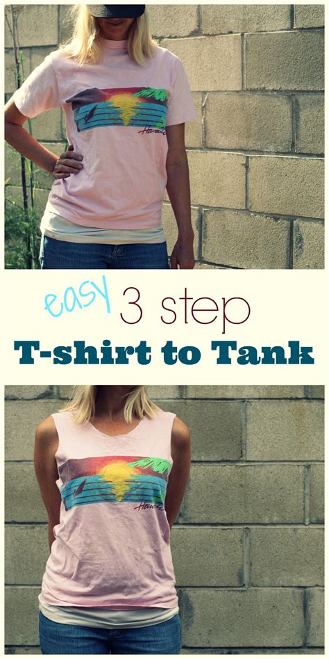 tee shirt to tank top.